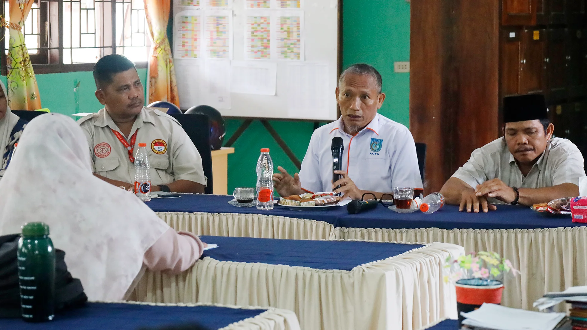 Silaturahmi Komite dengan Keluarga Besar SMKN 1 Gunung Meriah