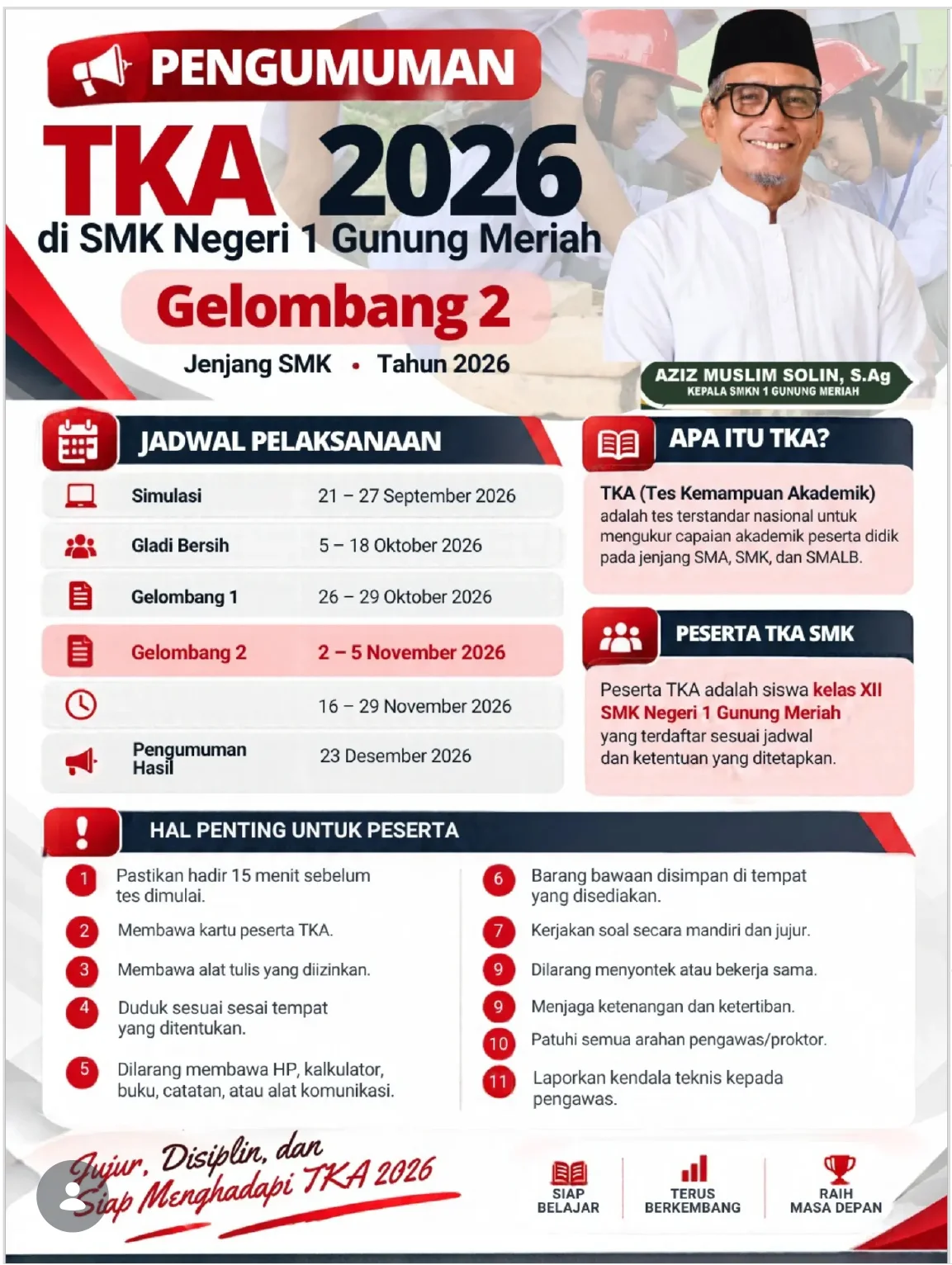 Pelaksanaan TKA Gelombang 2